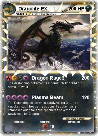 Pokemon Dragolite EX