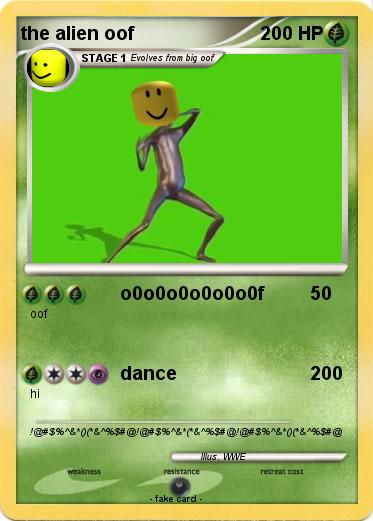 Pokemon the alien oof