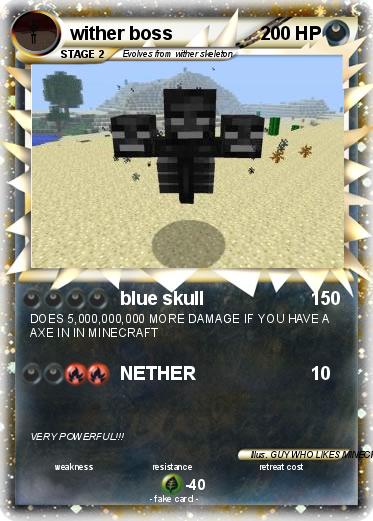 Pokemon wither boss
