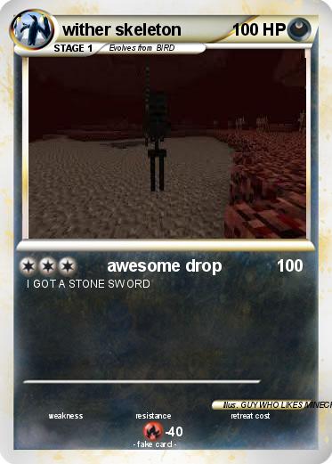 Pokemon wither skeleton