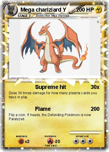 Pokemon Mega chariziard Y
