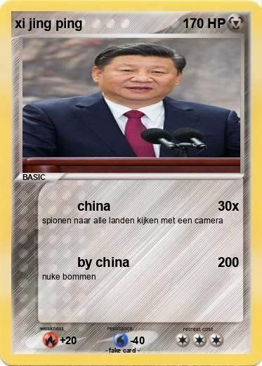 Pokemon xi jing ping