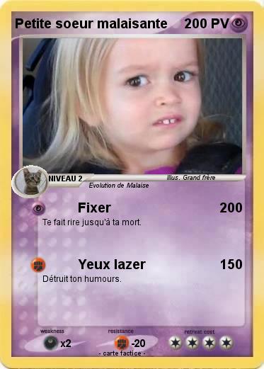 Pokemon Petite soeur malaisante