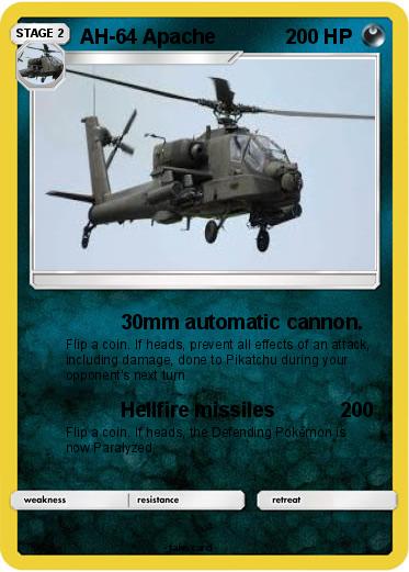 Pokemon AH-64 Apache