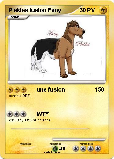 Pokemon Piekles fusion Fany