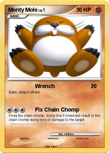 Pokemon Monty Mole