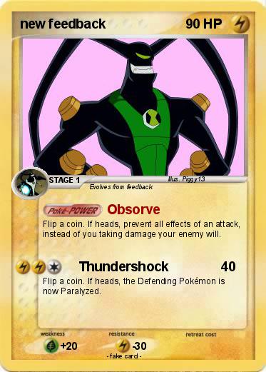 Pokemon new feedback