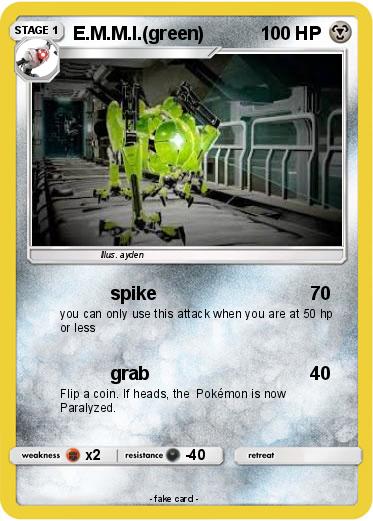 Pokemon E.M.M.I.(green)