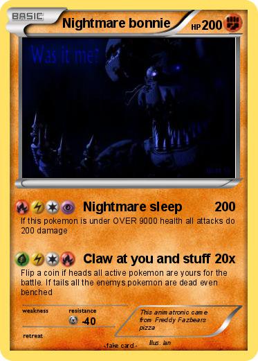 Pokemon Nightmare bonnie