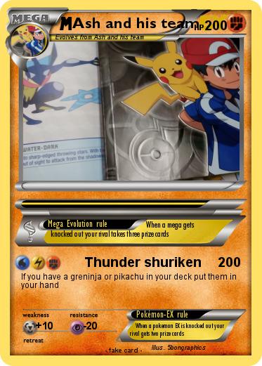 Pokemon Ash and his team