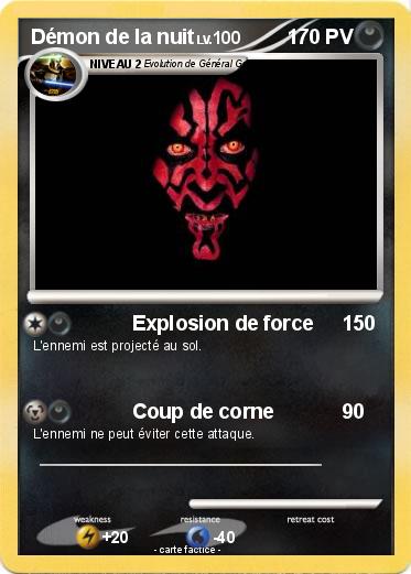 Pokemon Démon de la nuit