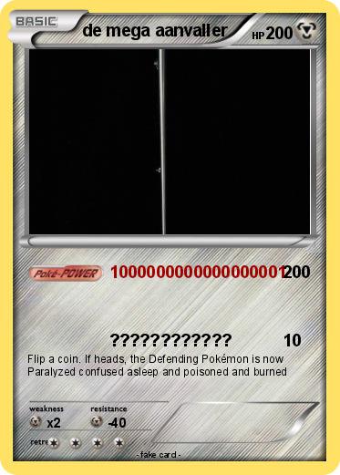 Pokemon de mega aanvaller