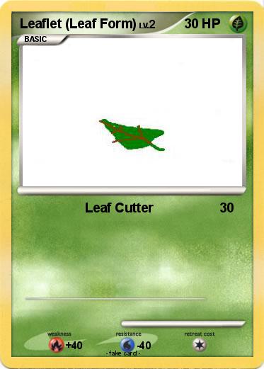 Pokemon Leaflet (Leaf Form)