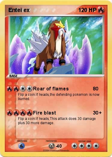 Pokemon Entei ex