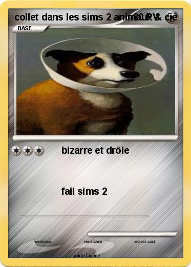 Pokemon collet dans les sims 2 animaux & cie