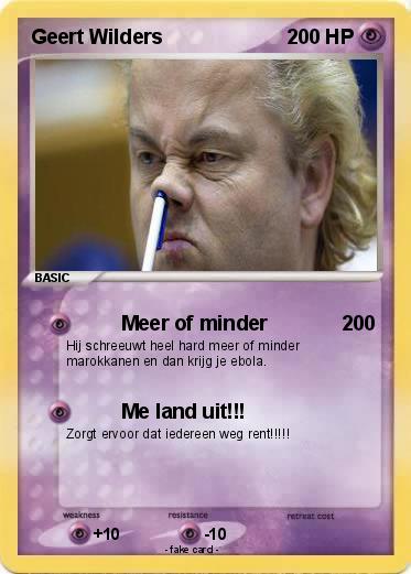 Pokemon Geert Wilders