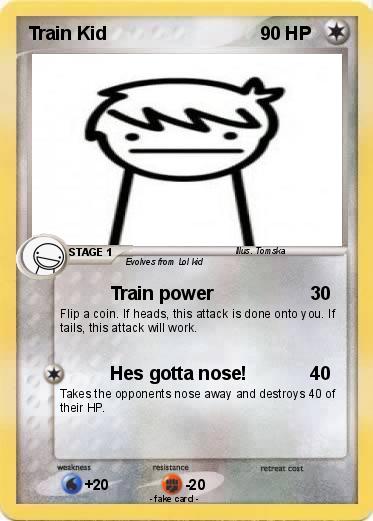 Pokemon Train Kid