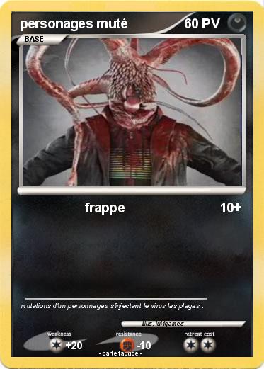 Pokemon personages muté