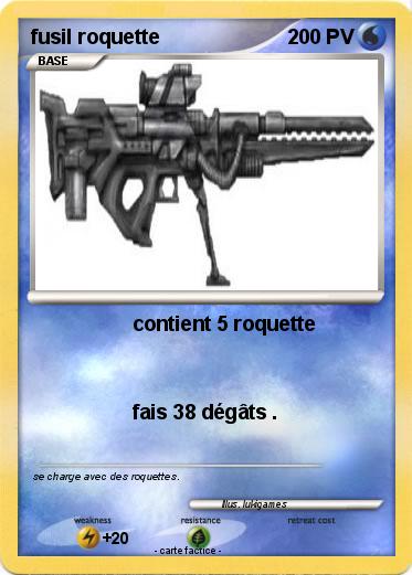 Pokemon fusil roquette
