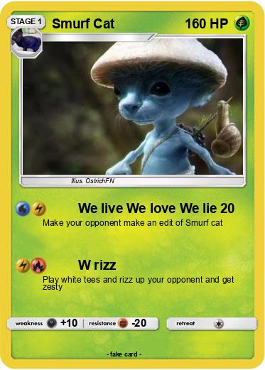 Pokemon Smurf Cat