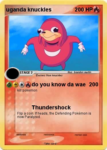 Pokemon uganda knuckles