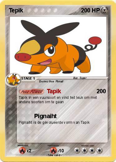 Pokemon Tepik