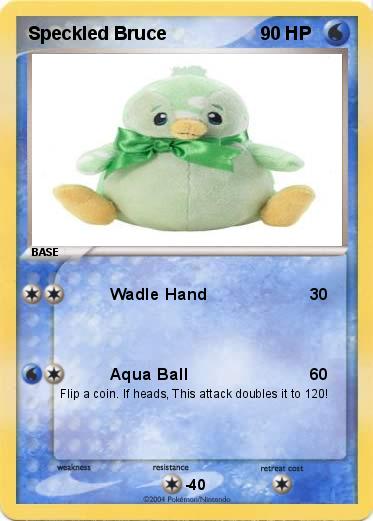 Pokemon Speckled Bruce
