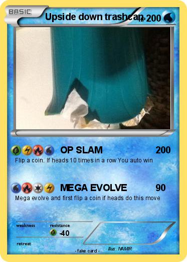 Pokemon Upside down trashcan