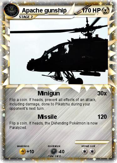 Pokemon Apache gunship