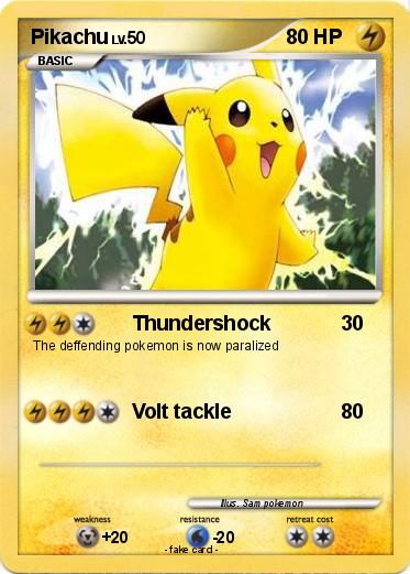Pokemon Pikachu