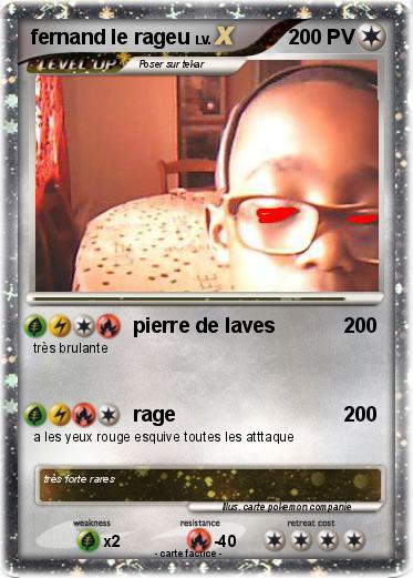 Pokemon fernand le rageu
