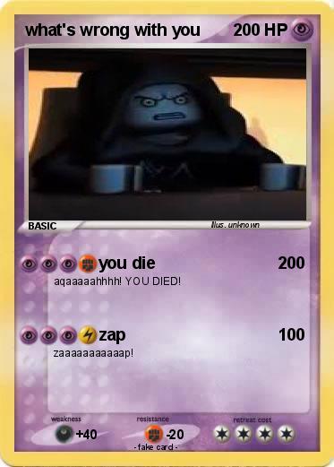 Pokemon what's wrong with you