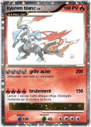 Pokemon kyurem blanc