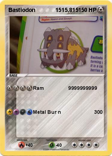 Pokemon Bastiodon             1515,815     