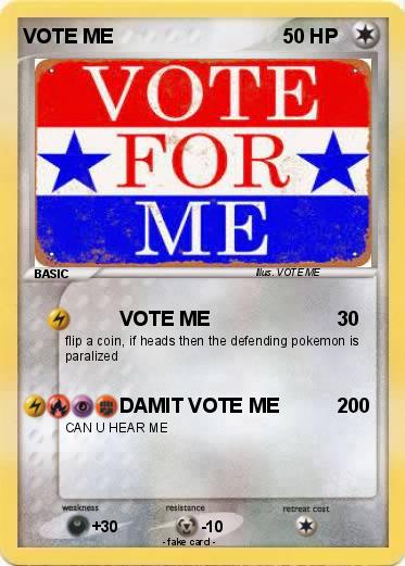 Pokemon VOTE ME