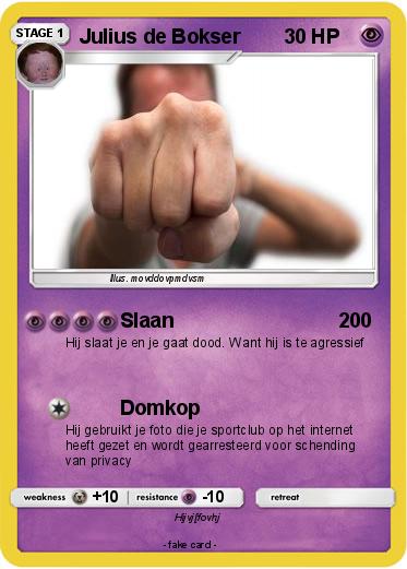 Pokemon Julius de Bokser