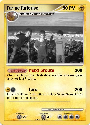 Pokemon l'arme furieuse