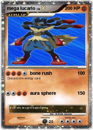 Pokemon mega lucario