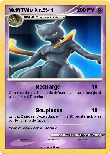 Pokemon MeWTWo X