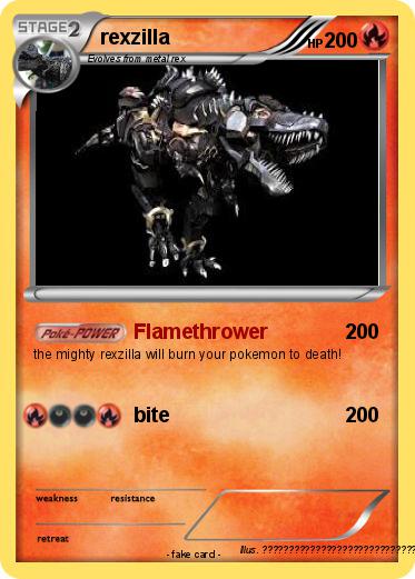 Pokemon rexzilla
