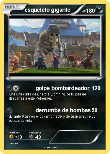 Pokemon esqueleto gigante
