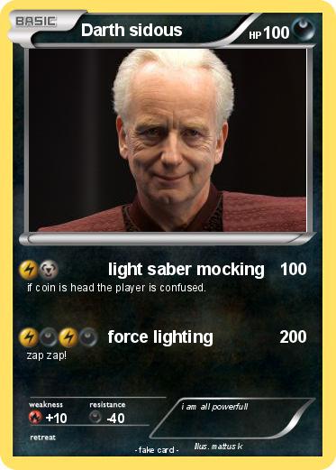 Pokemon Darth sidous