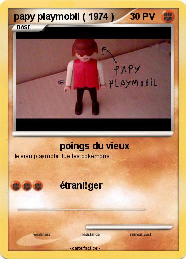 Pokemon papy playmobil ( 1974 )