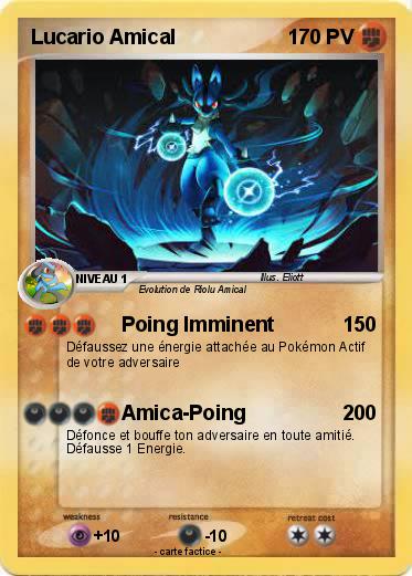 Pokemon Lucario Amical
