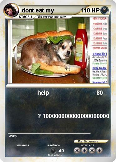 Pokemon dont eat my