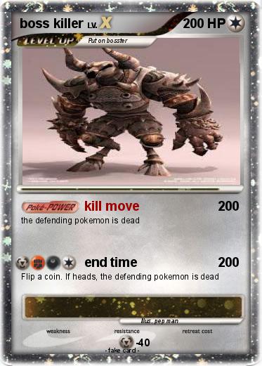 Pokemon boss killer