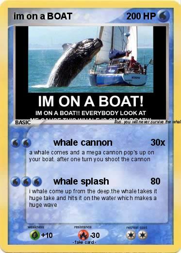 Pokemon im on a BOAT