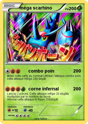 Pokemon méga scarhino