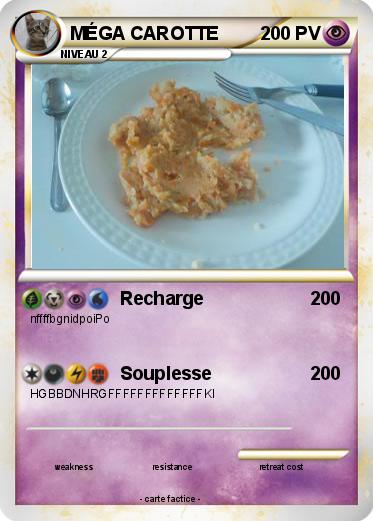 Pokemon MÉGA CAROTTE