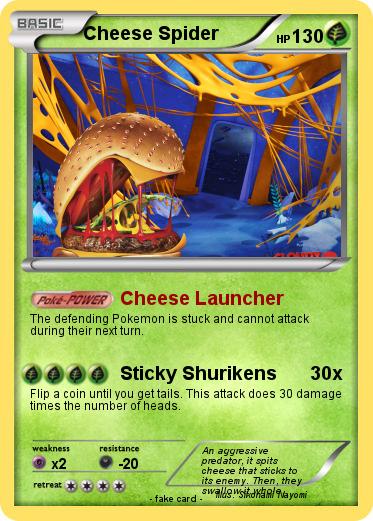 Pokemon Cheese Spider